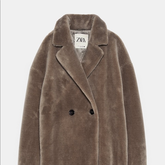 Zara fur coat - Picture 4 of 4